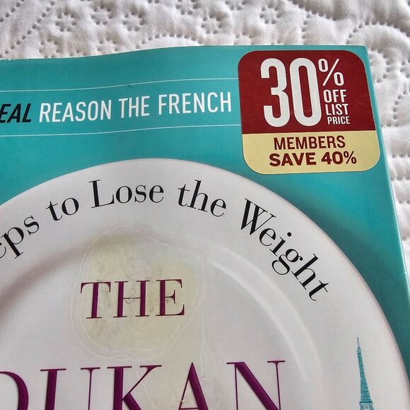 The Dukan Diet Hardcover Book By Dr. Pierre Dukan, Flaws - Picture 10 of 10
